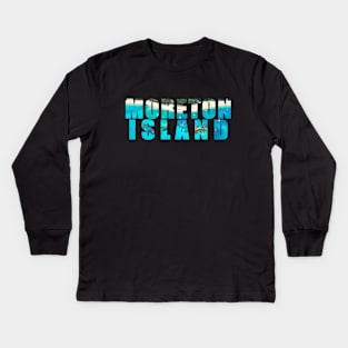 Moreton Island - Tangalooma Wrecks Kids Long Sleeve T-Shirt